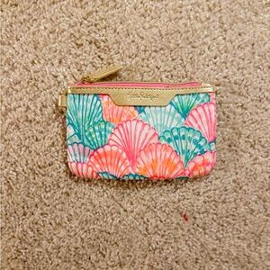 Lilly Pulitzer Shell Print ID Card Zip